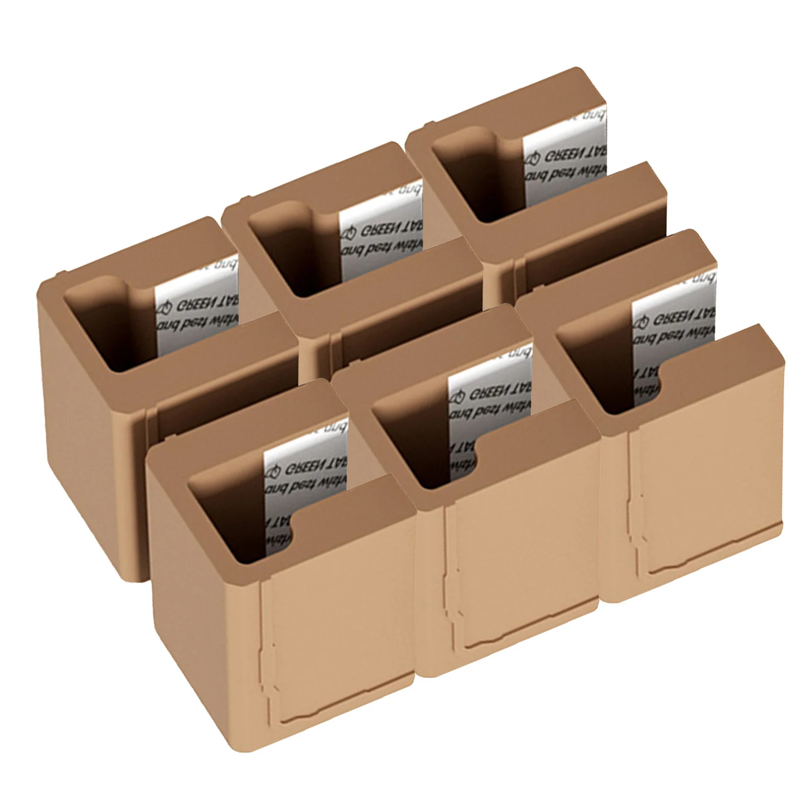 6 قطع من 6 قطع من واقيات الزوايا لمصدات السكك الحديدية لخزانة الأطفال #2