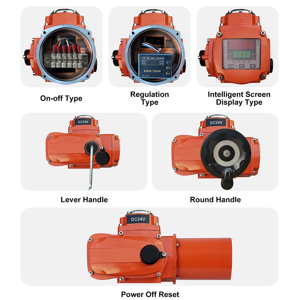 Explosion proof On/off type 220Vac 50Nm 90 Degree IP68 Waterproof quarter turn Electric Actuator price