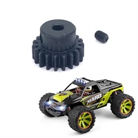 FULL-2X Steel 19T Motor Gear Pinion Gear 124016-2178 For Wltoys 144002 144010 124016 124017 Brushless RC Car Upgrades Parts