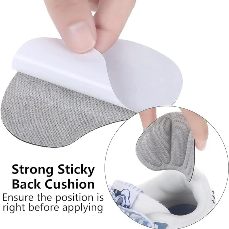 Anti Wear Prevent Dropping Insoles Light Weight Sports Heel Pads Adjustable Size Back Sticker Shoe Size Adjustment Tool