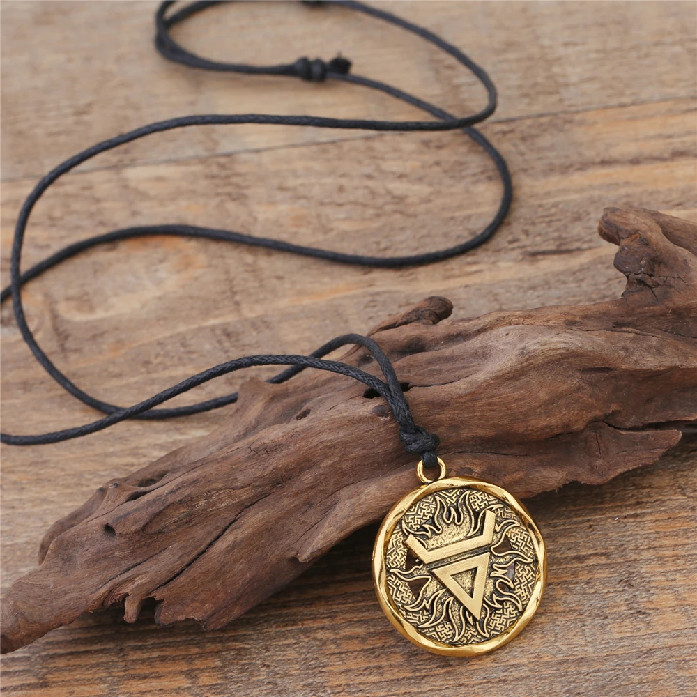 Dawapara God Veles Symbol Slavic Amulet and Talisman Pendant The Patron of Wisdom Fashion Jewelry Womens Accessories Necklace