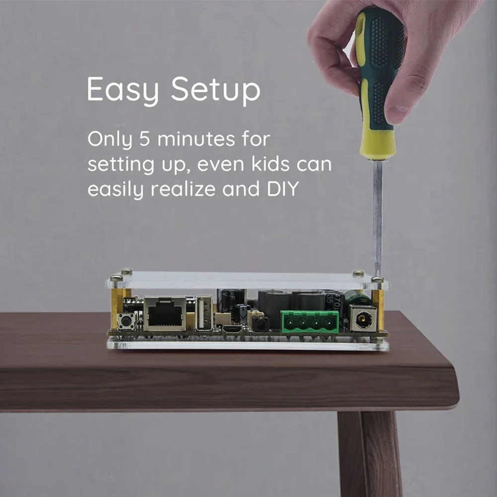 Up2Stream Transparent Protective Case for DIY Board Module HD DAC Board Enclosure Clear Enclosure for Electronics