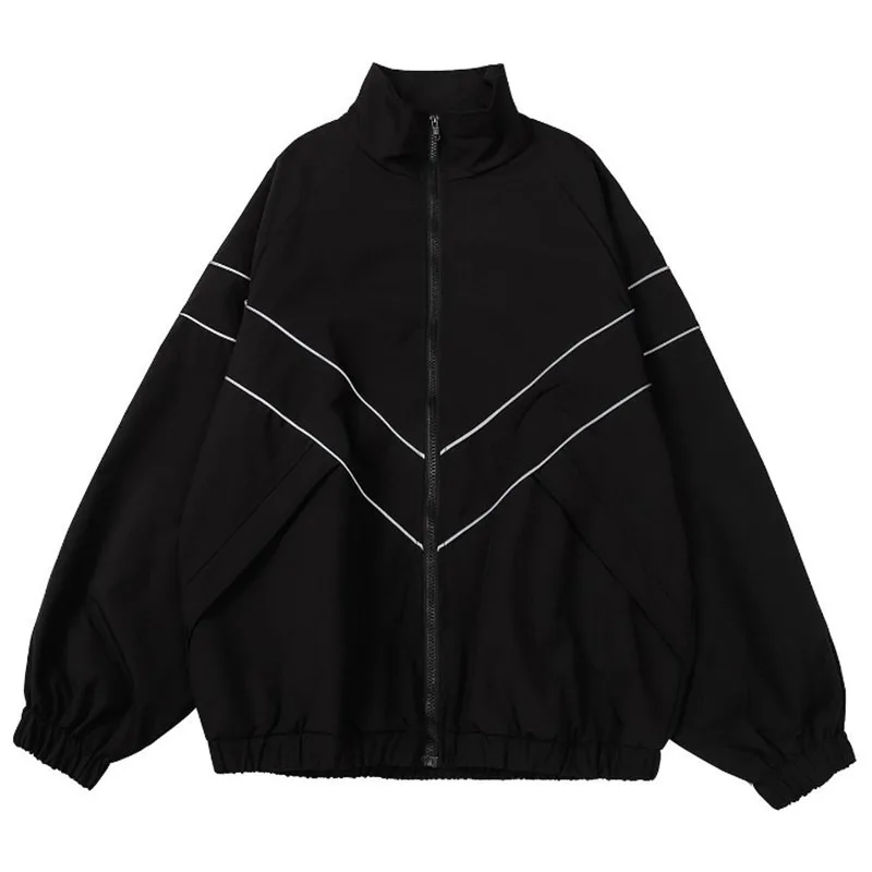 Autumn and Winter Trendy Solid Color Sports Coats for Men and Women, Loose, Versatile and Comfortable Couple Jackets