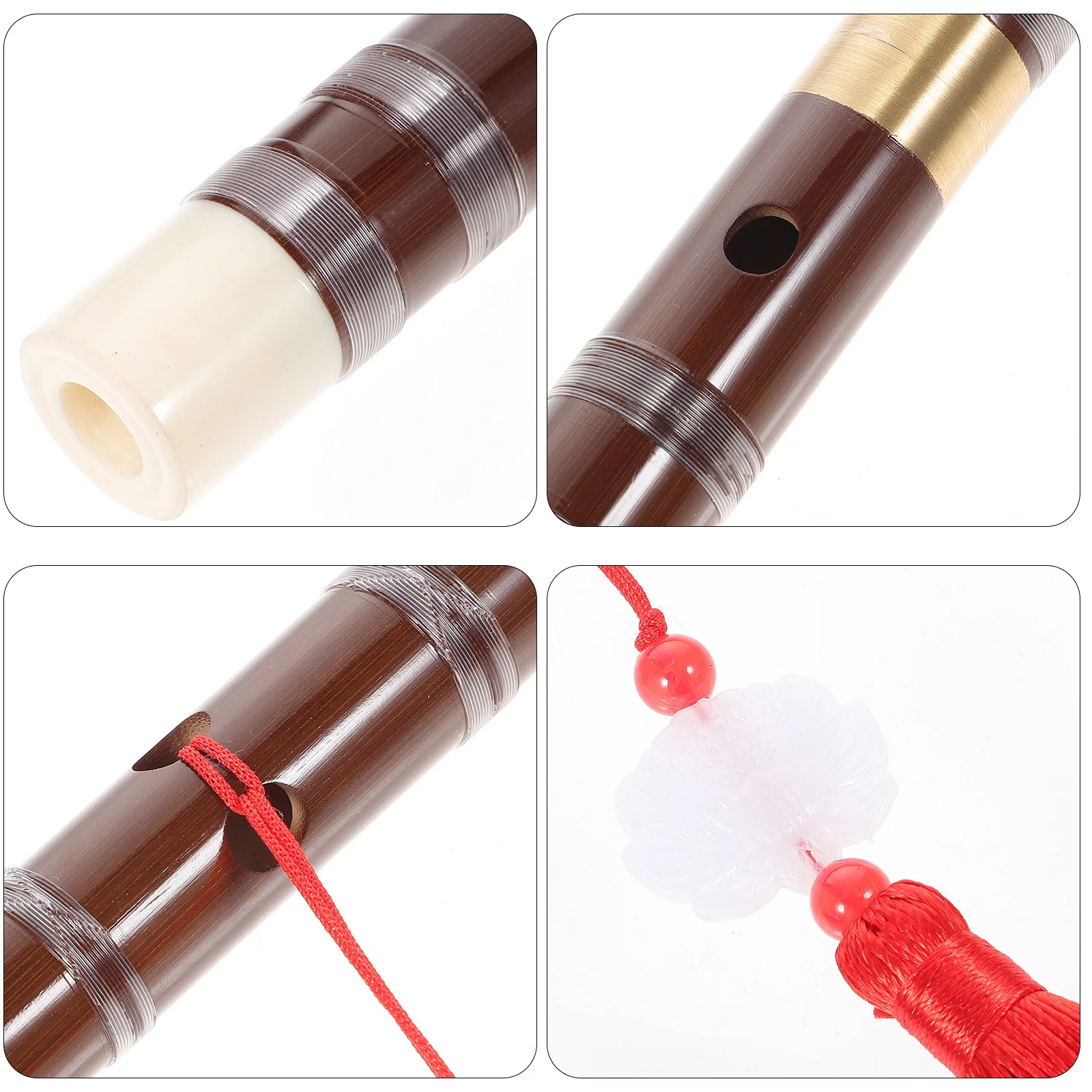 

Traditional Bamboo Flute Handmade Chinese Musical Instrument G Pattern Unique Look Decorative Gift for Music Lovers