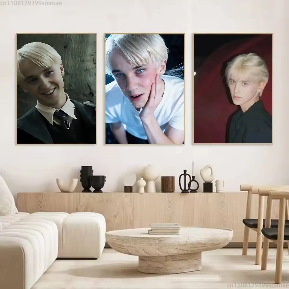 Actor D-Draco M-Malfoy Classic Poster Wall art print art suitable for living room bedroom bar parlor home decoration gift