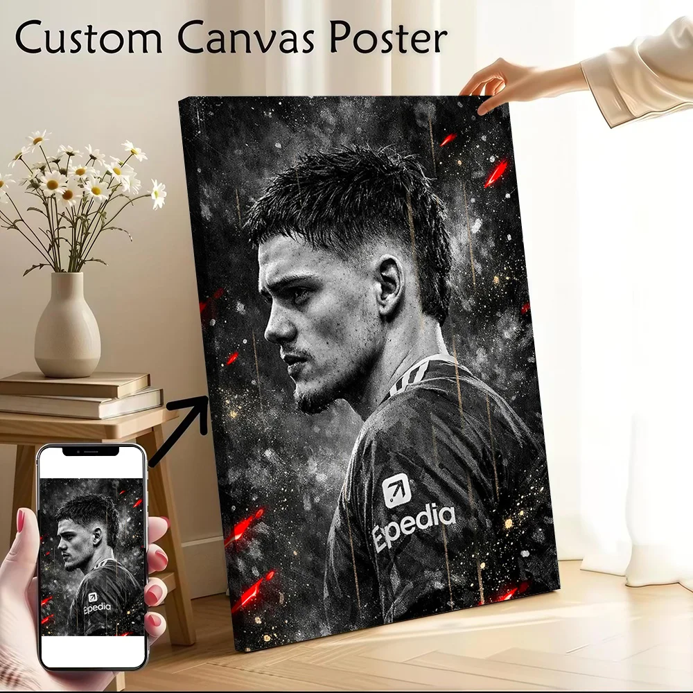 Florian Wirtz Player Printed Canvas Poster Personalized High Quality Wall Art Paintings for Decor Living Room Decoration Bedroom