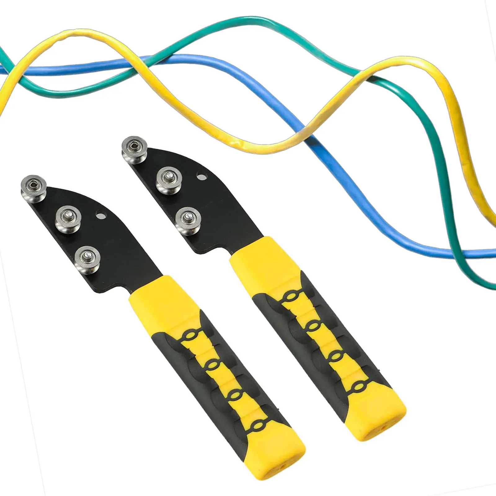 

2 шт., выпрямитель для проводов из нержавеющей стали, профессиональный инструмент для электрика, инструмент для электрического кабеля, инструмент для электрика