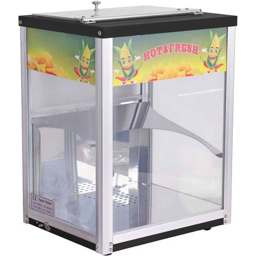 

Машина для подогрева чипсов Шкаф для демонстрации чипсов в ресторане, рамы из нержавеющей стали, сохраняют тепло и свежесть фишек для часов