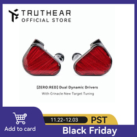 TRUTHEAR x Crinacle ZERO:RED Dual Dynamic Drivers In Ear Headphone with 0.78 2Pin Cable