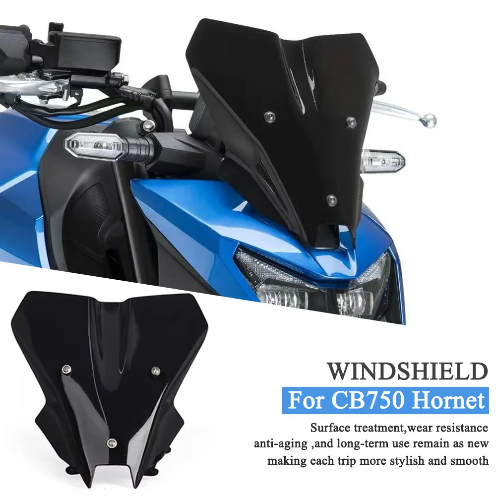 

For Honda CB750 Hornet CB 750 HORNET 2025 2026 Front Sports Windshield Viser Visor Wind Deflector Spoiler Double Bubble Screen