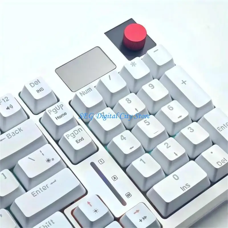 U75B Aluminum Sound Knob Customizable Control For D Shaft Half Shaft Mechanical Keyboards Slip Proof Designs