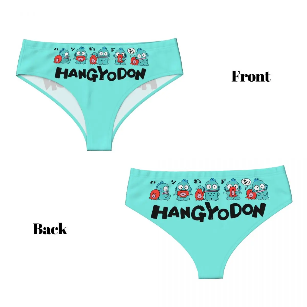 Hangyodon والأصدقاء النساء ملخصات سراويل داخلية الجدة لينة الملابس الداخلية للإناث S-4XL