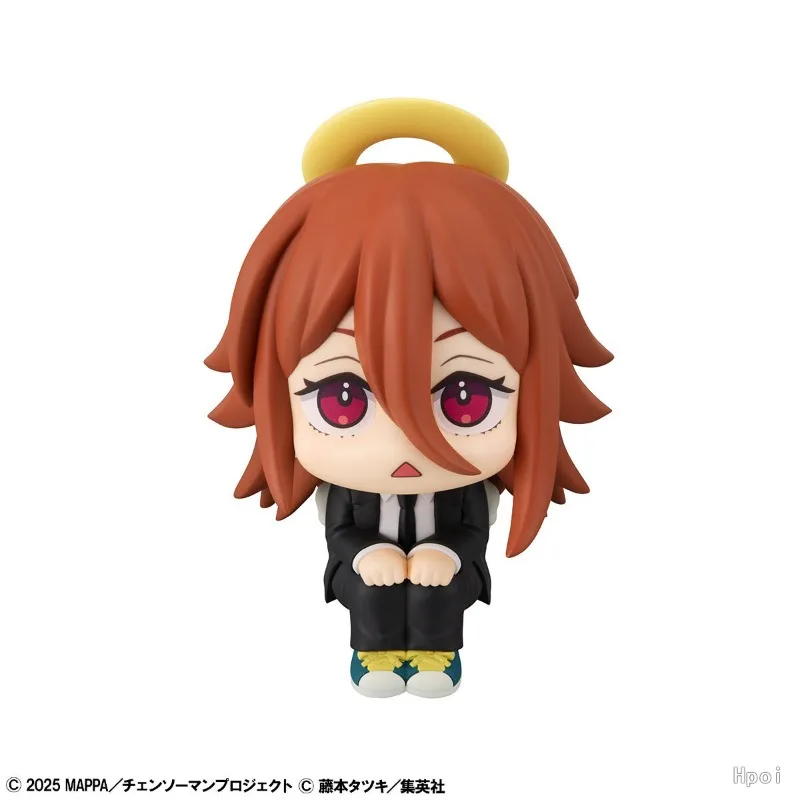 MEGAHOUSE In Stock Original Look Up Chainsaw Man Reze Arc Angel Devil Collectible Q Version Anime Figure 11cm Movable Neck Base