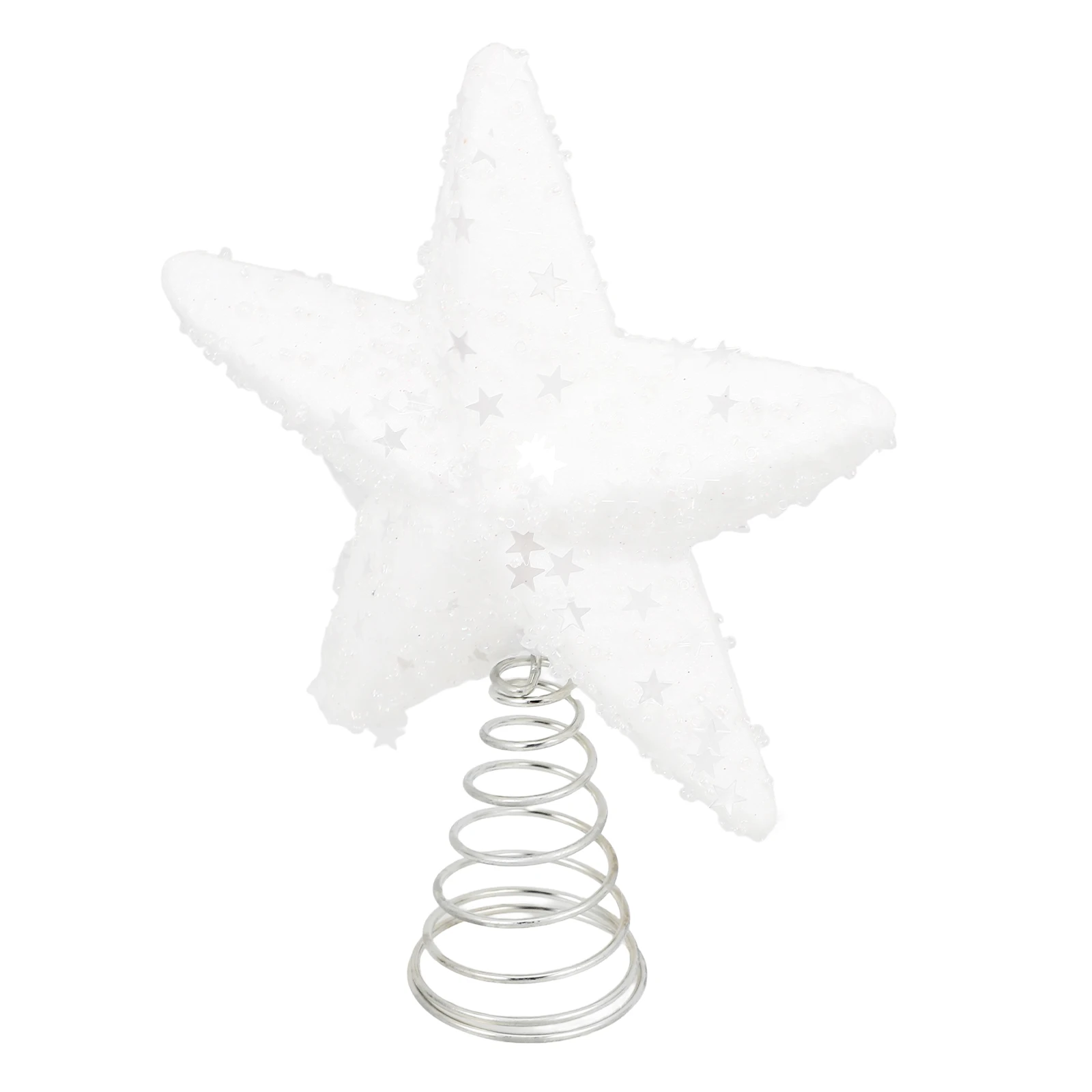 

Glitter Christmas Topper Star Decoration Xmas Party Favor Lightweight Ornament Holiday Home Decor Tree Topper Star Xmas