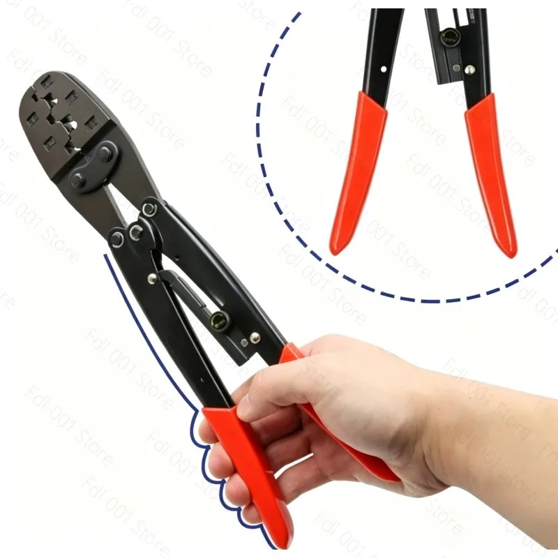 HS-50WF Large Tube Terminal Crimping Pliers 150mm² Cable Ferrule End Sleeve Wire Crimper Hand Crimp Tool