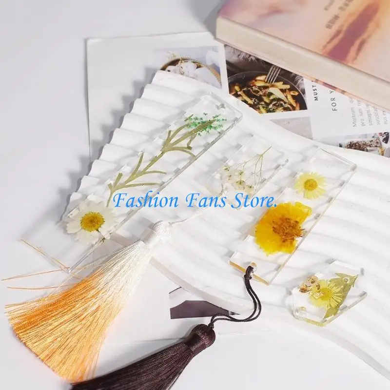 Silicone Mold Various Shapes Moulds Making Epoxy Resin Jewelry Mould Craft Silicone Mold for Bookmark