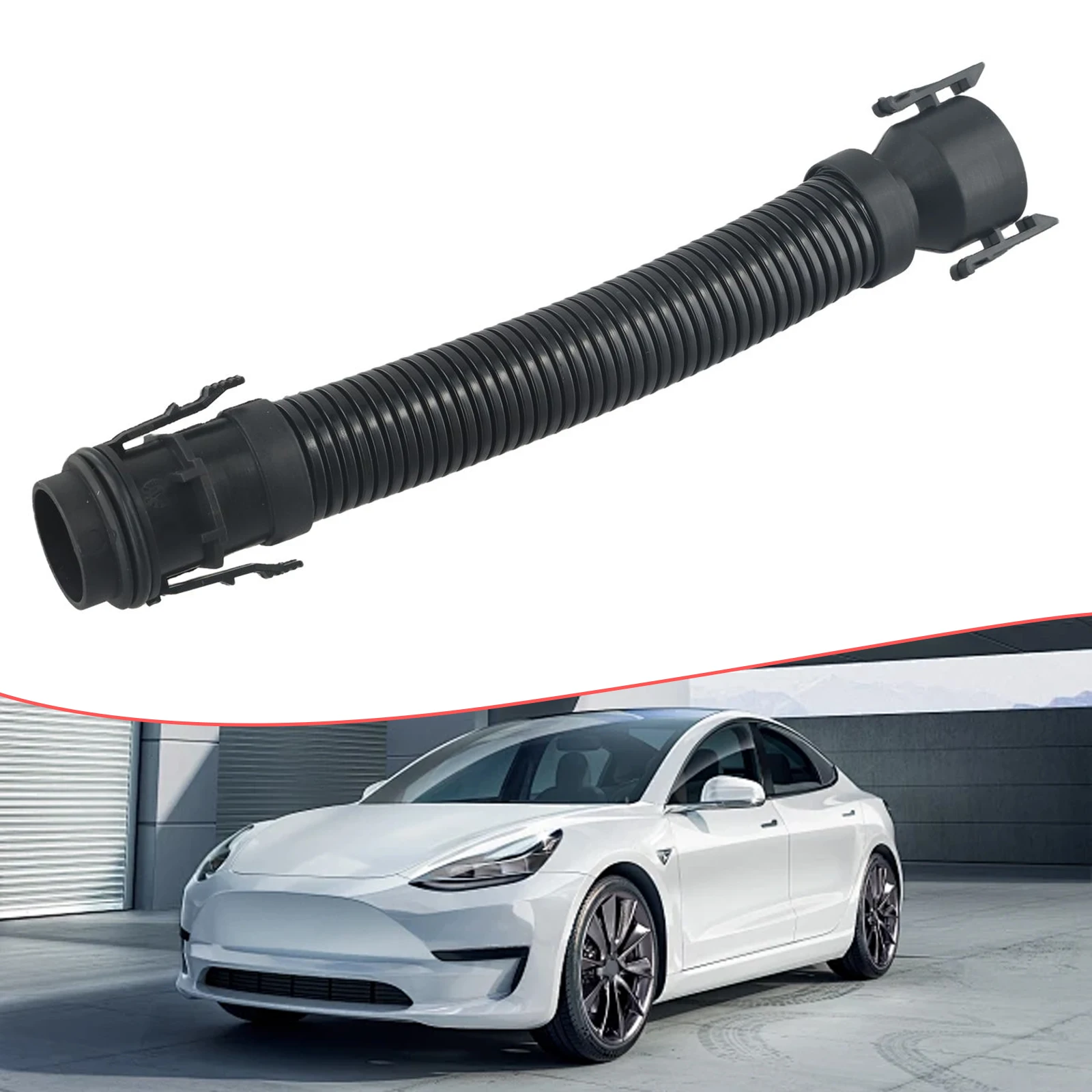 BMW,n47,n57,13717810772用の黒いプラスチック製ホースホース,交換用アクセサリ,ロッカーカム用の便利なカバー