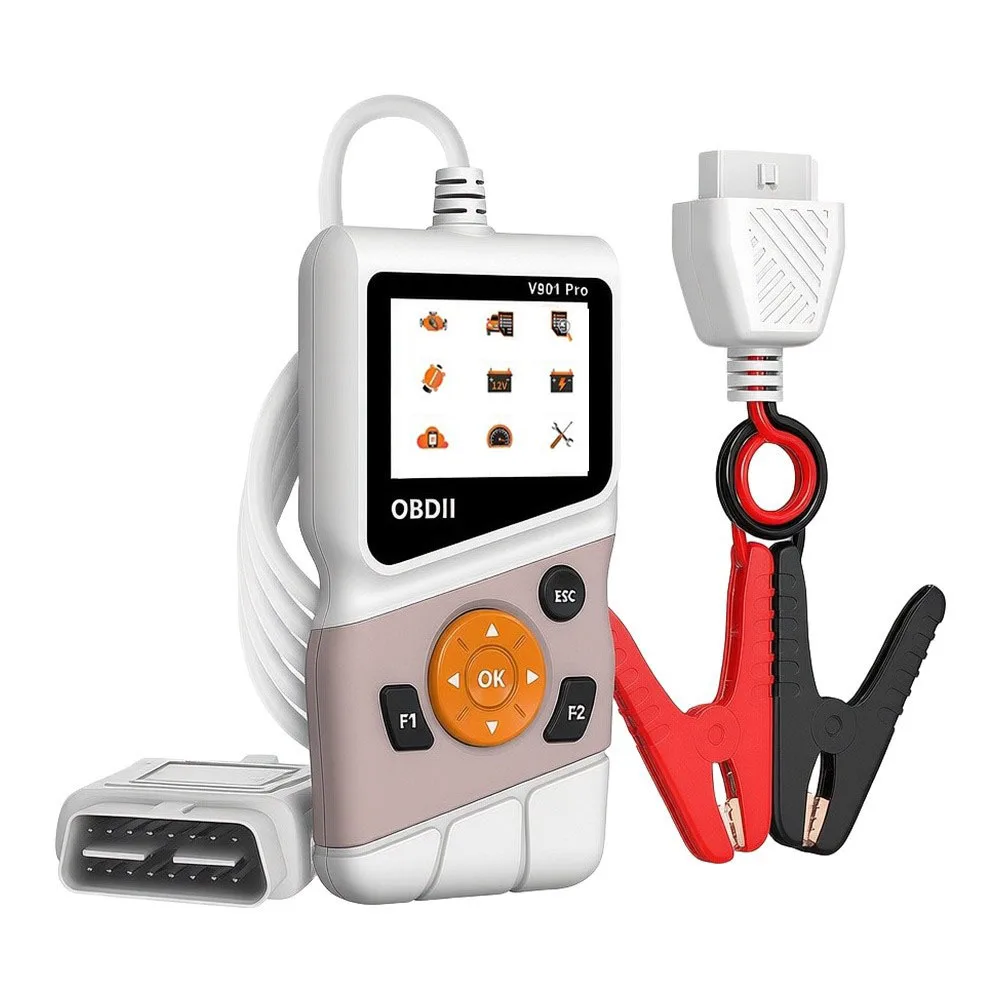 For OBD2 Diagnostic Scanner for 1996 and Newer Vehicles Reads Manufacturer Specific DTCs Freeze Frame Data EVAP Leak Detection