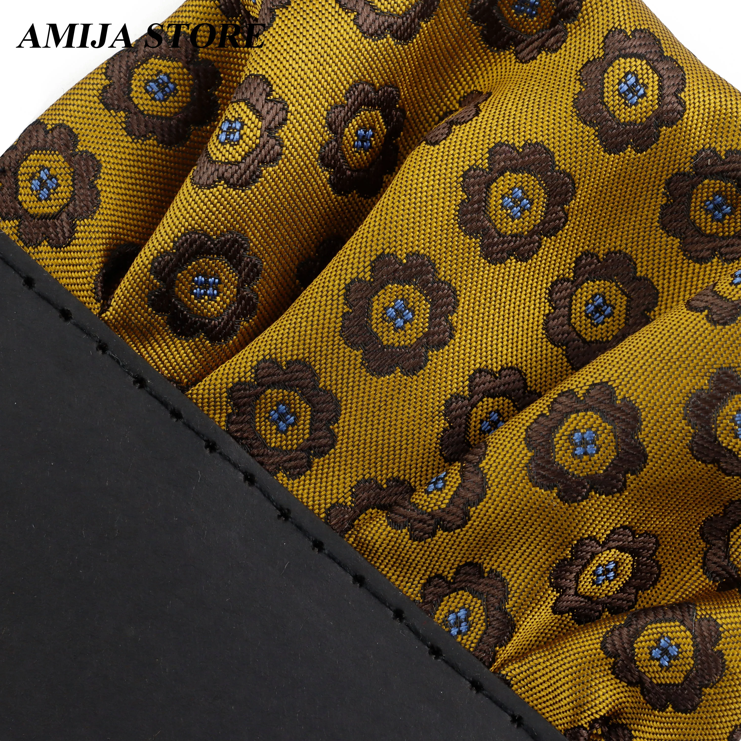 Nuovo design tasche quadrate moda uomo abiti poliestere fazzoletto tessuto paisley fazzoletto carta asciugamano blu rosso petto camicia accessori