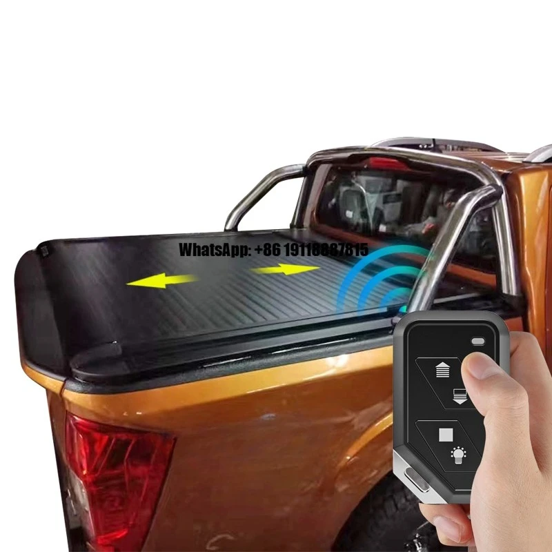 

Zolionwil Pickup Truck Roller Shutter Cover Electric Retractable Truck Bed Cover Roller Lid for Nissan Navara Np300 2005-2021