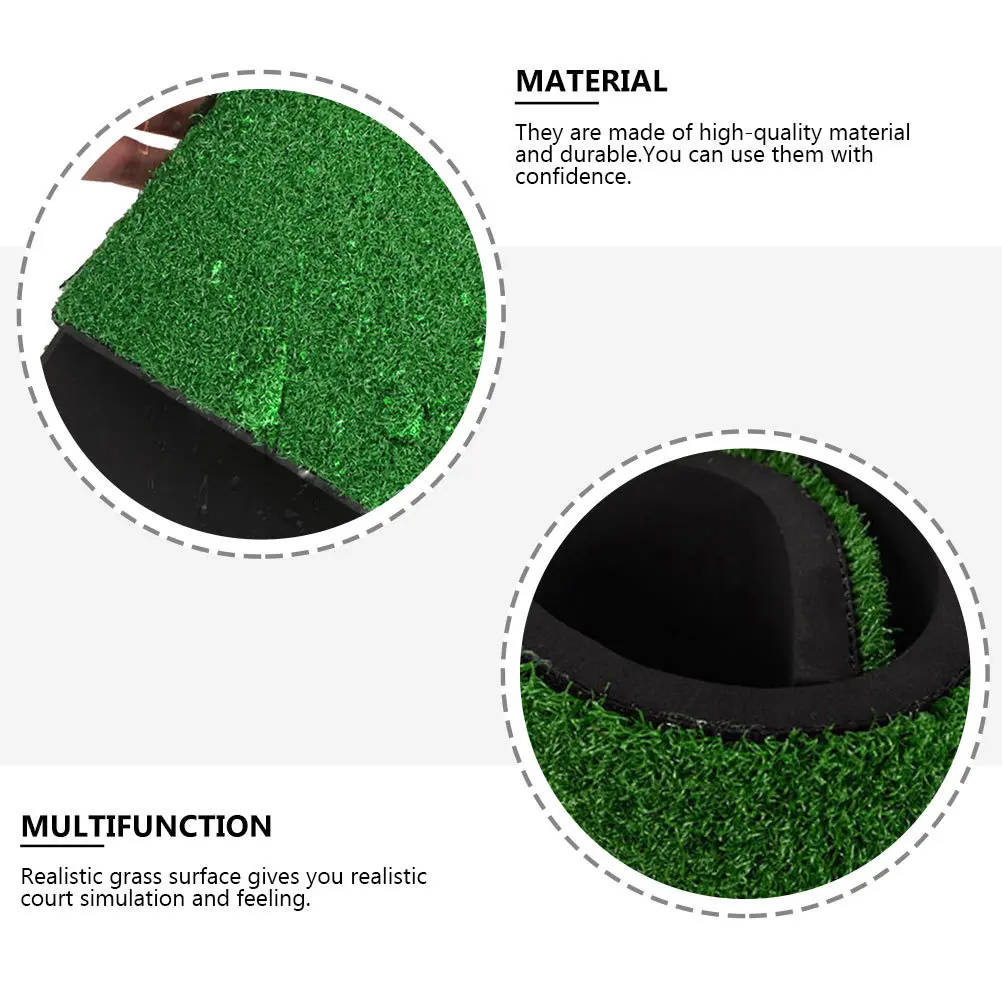 

5Pcs Golf Practice Mat High Quality Hitting Mat Indoor Outdoor Realistic Grass Training Exercise Pad Practice Pad
