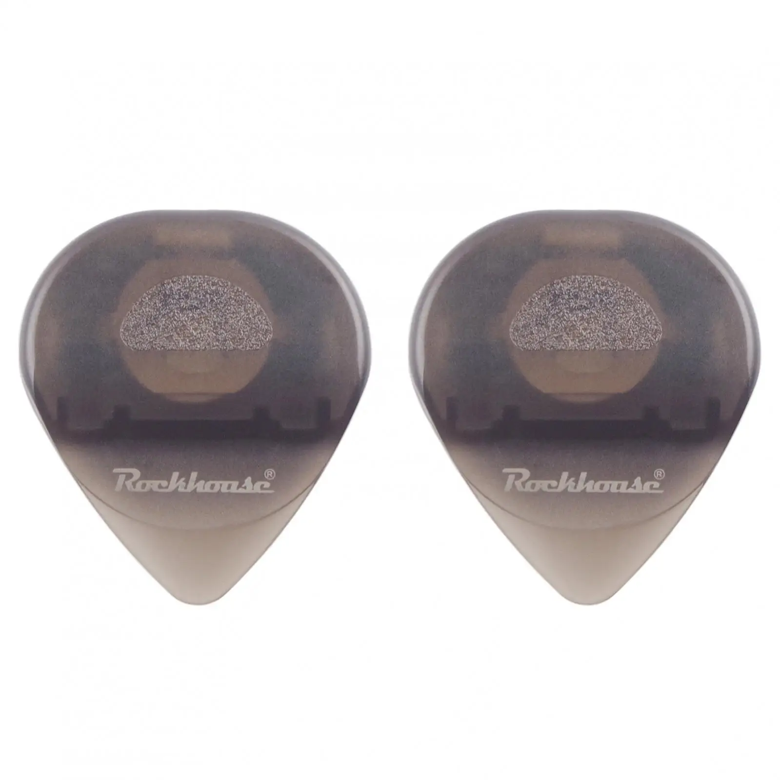 2pcs 0.6mm Auto LED Glowing Guitar Picks for Acoustic Electric Classical Guitar Bass with Box,Purple/White Light Guitar Plectrum