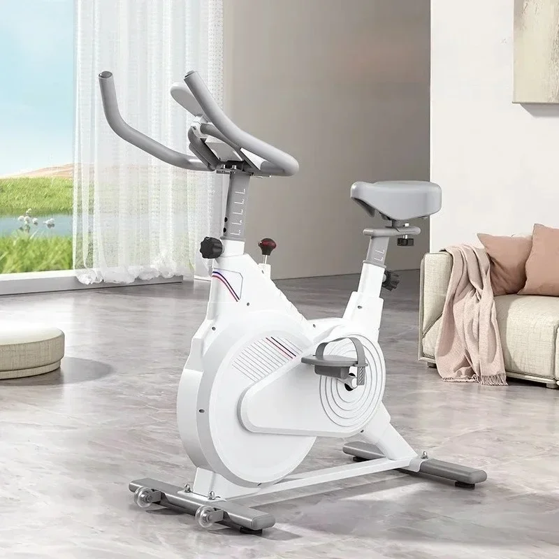 Black and White Exercise Bikes for Weight Loss, Quiet Magnetic Resistance Home Gym Exercise Bikes 4