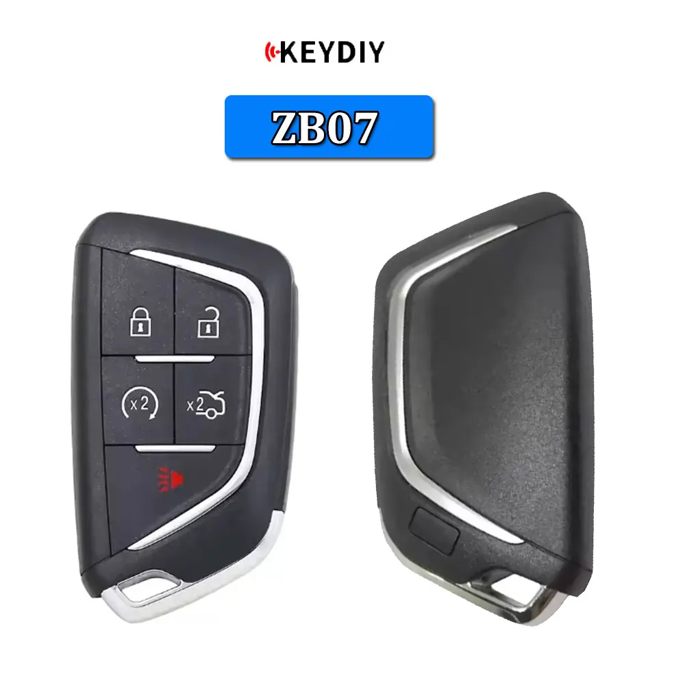 

KEYDIY ZB07 Универсальный KD Smart Key 5 кнопок серии ZB для KD-X2 Замена ключа дистанционного управления автомобиля Подходит для более 2000 моделей