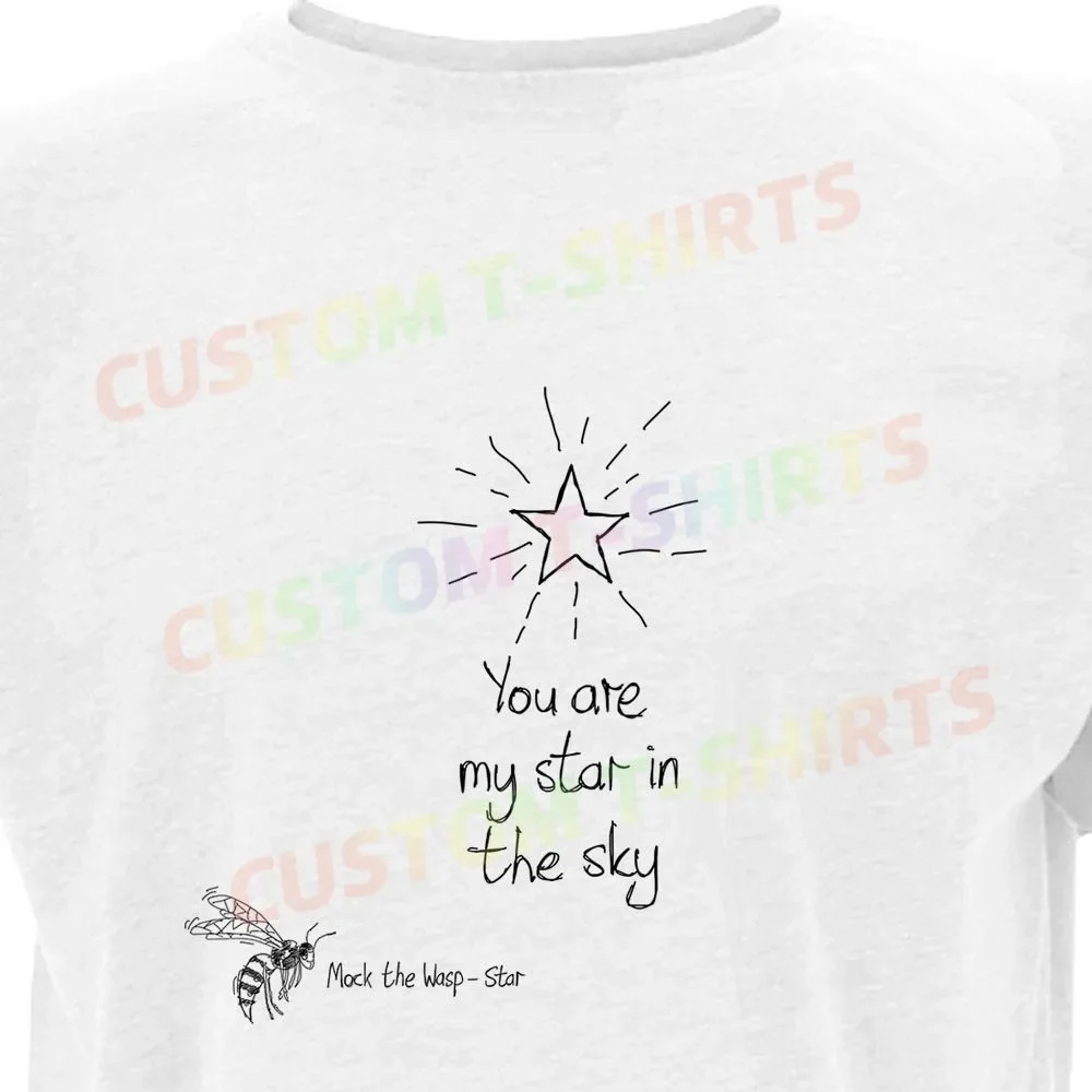 

67 159_Mock_the_Wasp Fans' comic-style hand-drawn pattern T-shirts for both men and women in summer