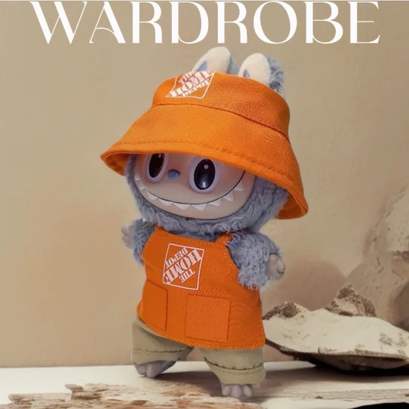 Nur Kleidung] der erste und zweite Generation Schlüsselanhänger LABUBU Kleideranhänger Labubuwa Kleidung Overall Set Barbie Kleidung