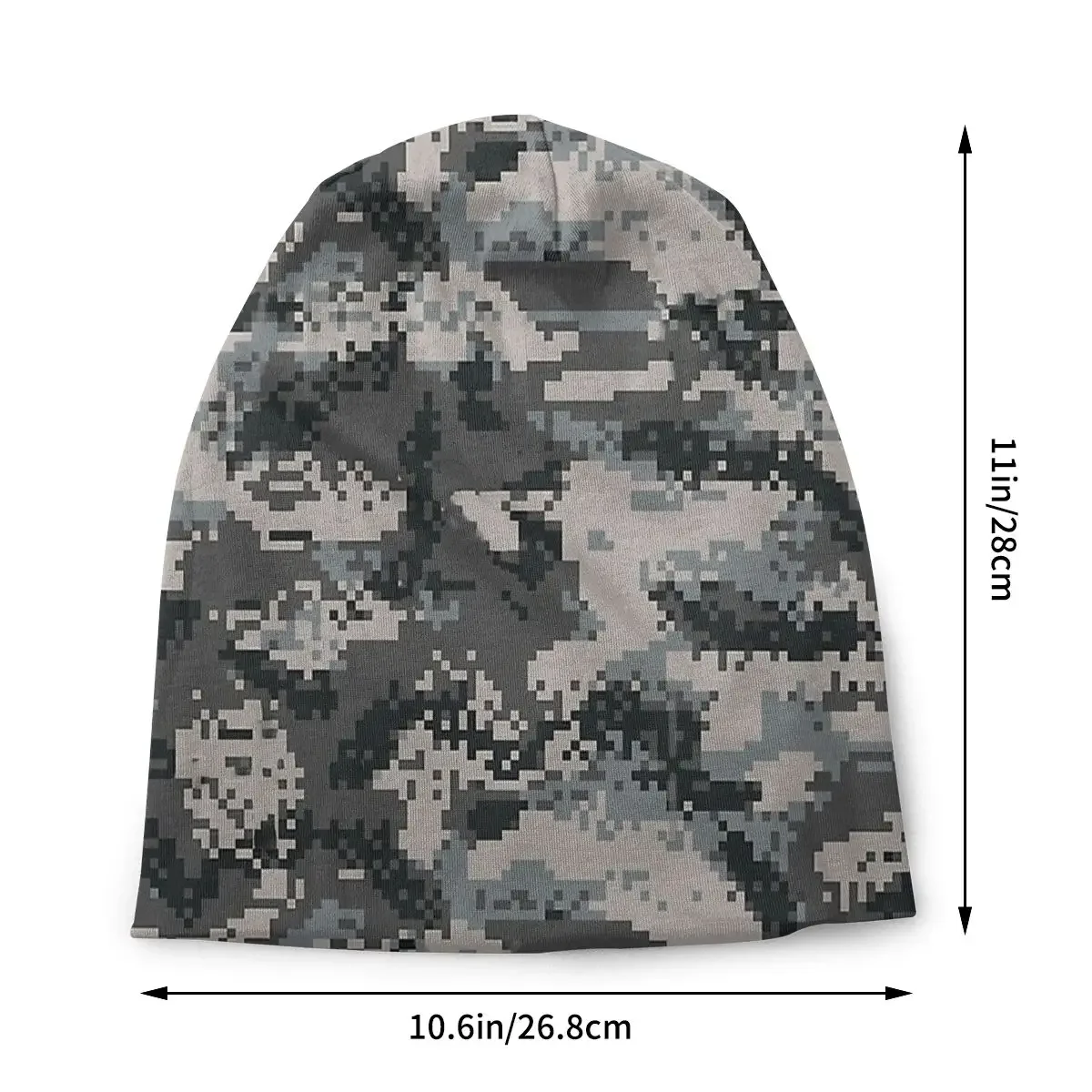 COD Airborne Division Shooting Game Men Women's Beanie Hats Urban Digital Camouflage Knitted Hat Earmuff Bonnet Skullies Beanies