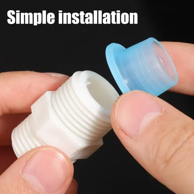 10/50pcs Faucet Leak-proof Sealing Gasket Waterproof Anti-aging Silicone Washer Pipe Valve Plug Prevent Dripping Leakage Plug