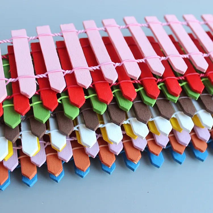 سياج صغير، مواد DIY للمشاهد المصغرة، نباتات الحديقة، الأسوار الخشبية الصغيرة، زينة عيد الميلاد ورأس السنة الجديدة