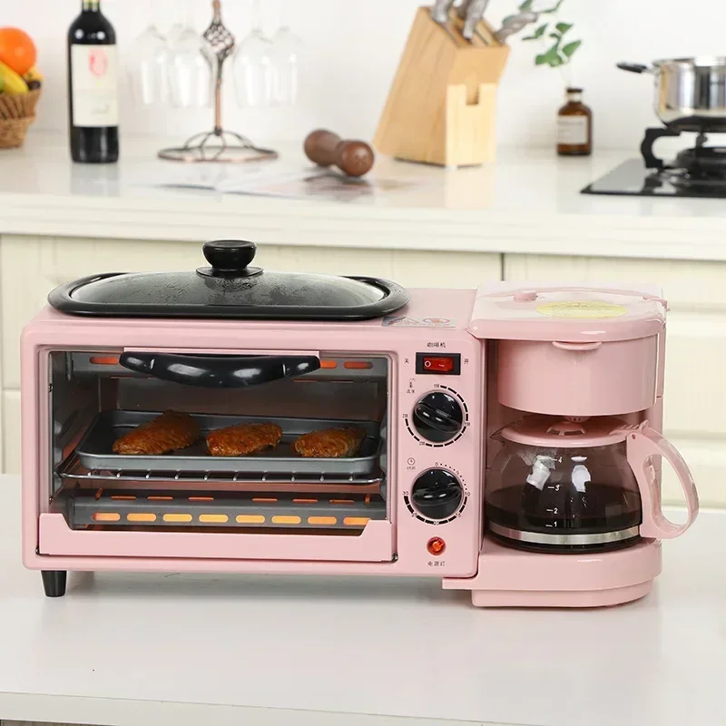 

9L 220V Household multifunctional three-in-one breakfast machine, small oven, electric kettle, all-in-one machine