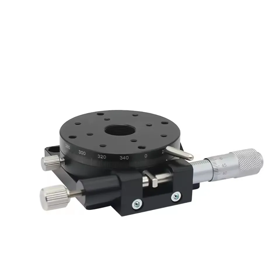 R Axis 60mm RSP60/40 RS60-L RSP40 Manual 360 Degree High Precision Angle Adjustment Platform Optical Heavy Duty Rotary Slide