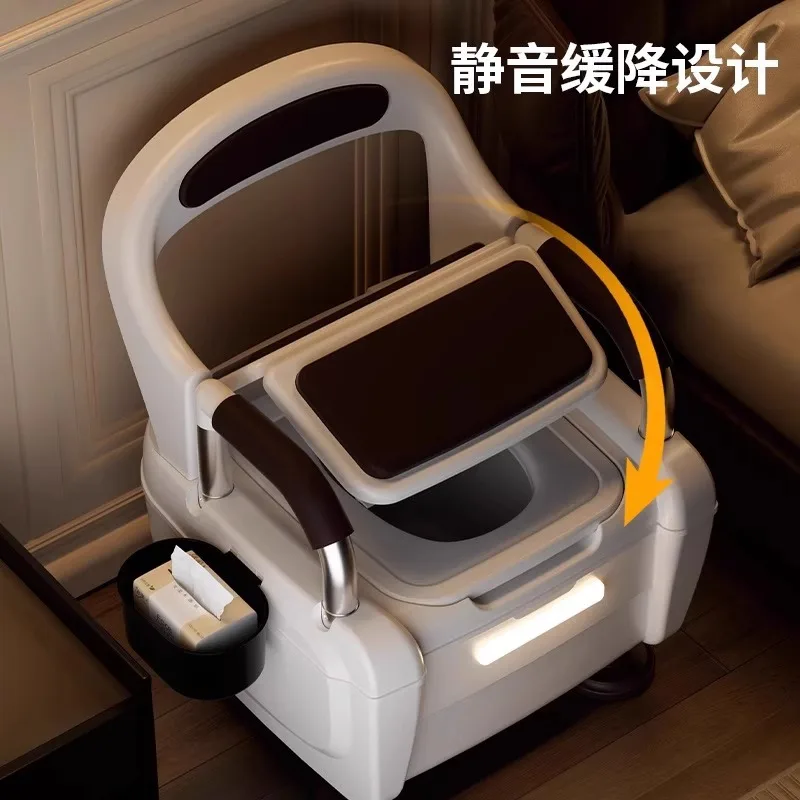 Removable elderly toilet household elderly deodorant indoor portable toilet pregnant women potty adult toilet chair