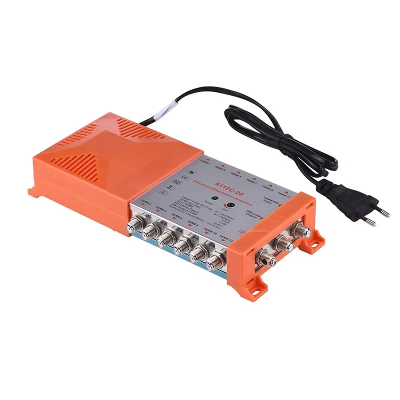 

Усилитель-распределитель CJSD-12-канальный для наземных ТВ- и радиосигналов, усилитель для внутренних систем MATV/SAT, вилка стандарта ЕС