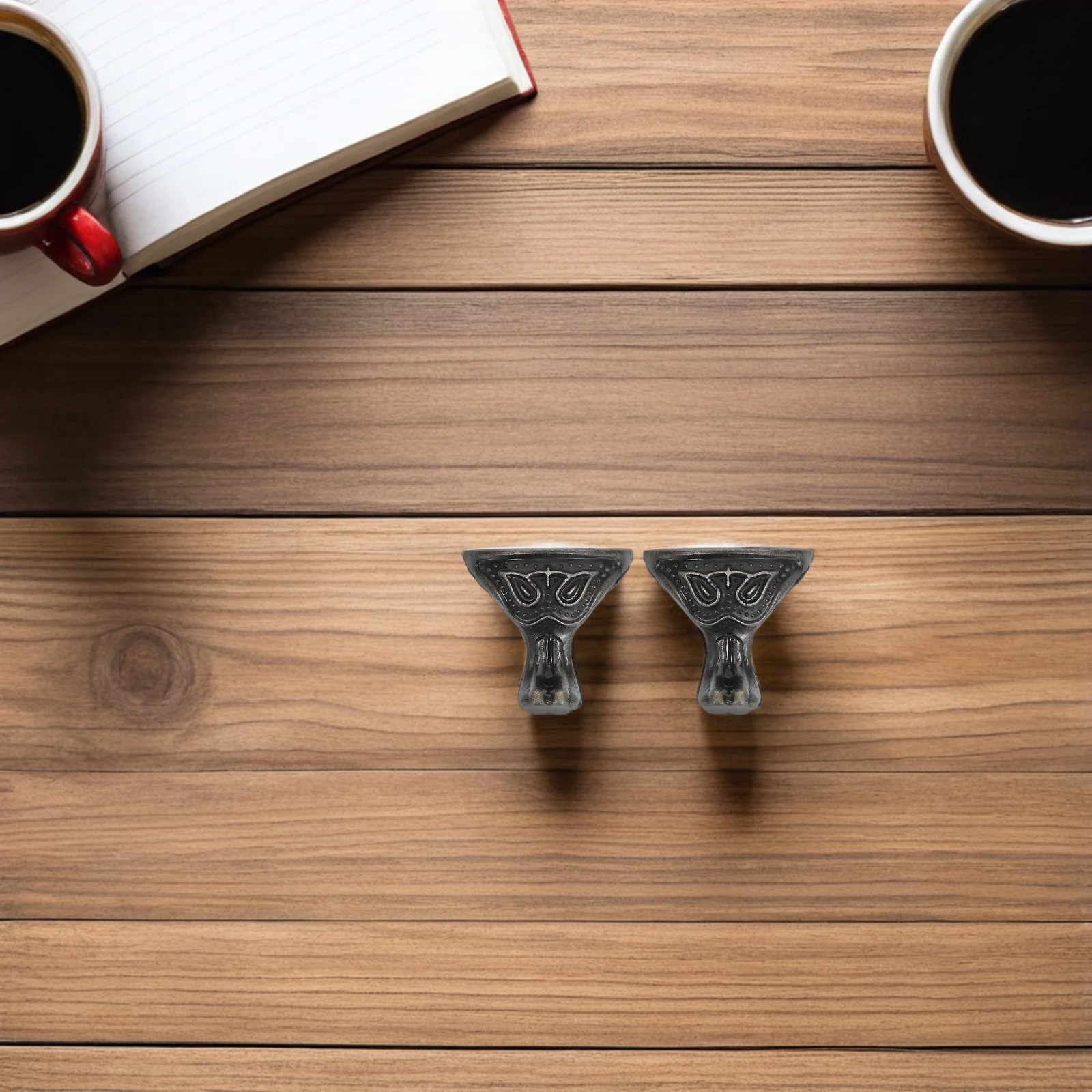 

12 Pcs Gift Box Corner Protector Protectors Leg for Jewelry Case Black Chest Guard