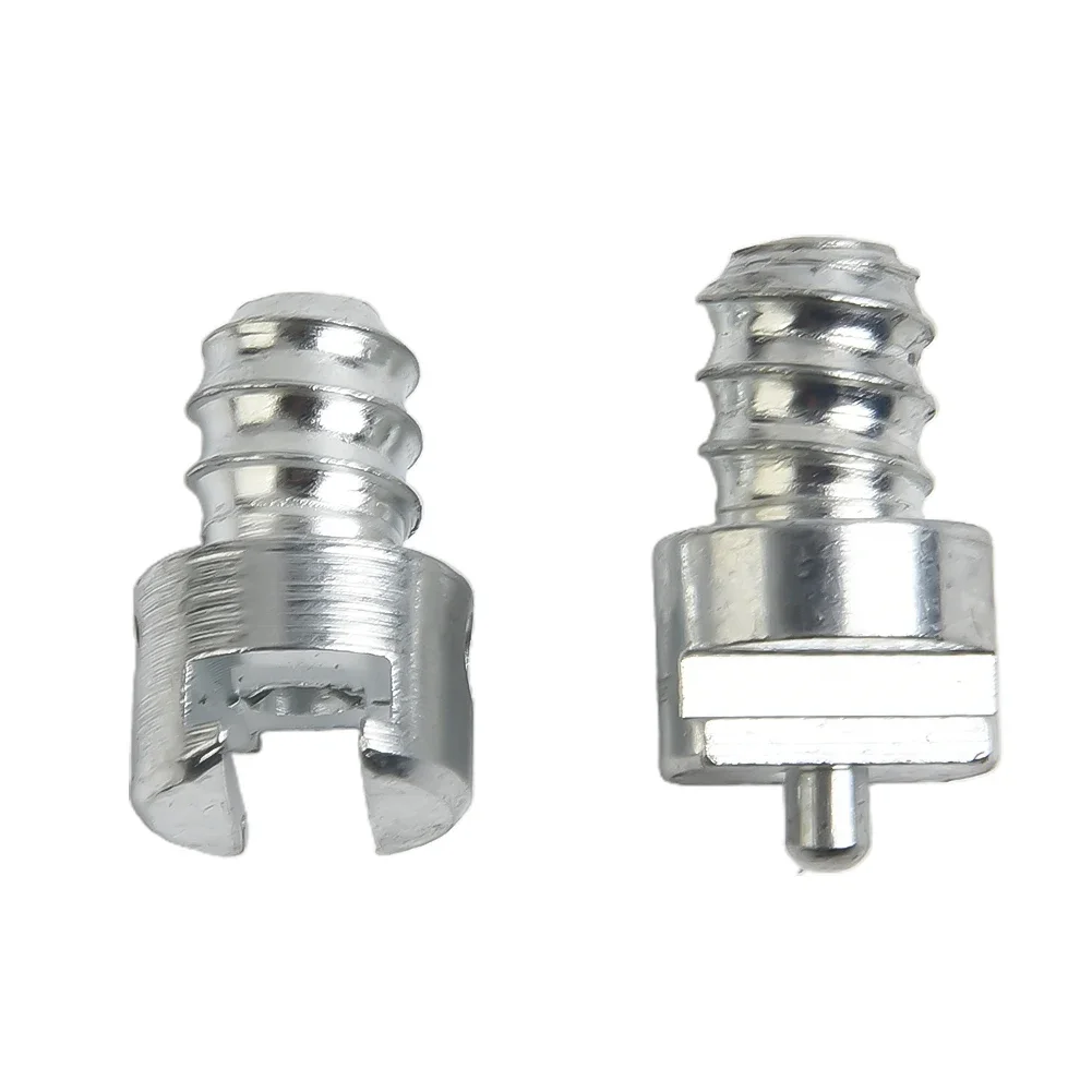Conector de resorte macho hembra de acero al carbono galvanizado para conexión, accesorios de herramientas eléctricas de dragado de tubería de taladro eléctrico, 2 uds.