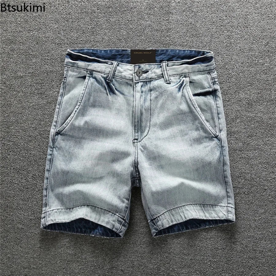 Summer Fashion New Men's 100% Cotton Cargo Shorts Loose Casual Outdoor Sport Joggers Pants Solid Versatile Short Trousers Male