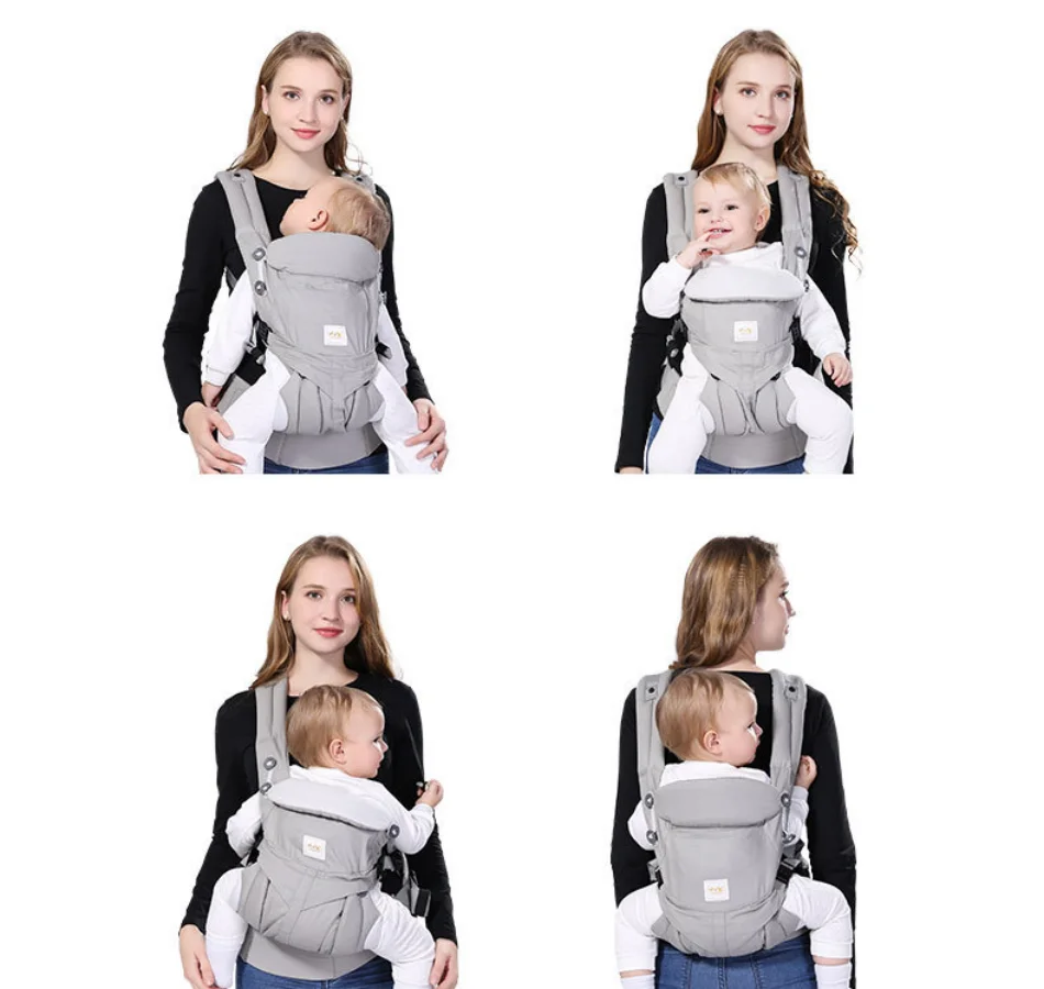 Ergonomic Omni 360 All-Position Baby Carrier for Newborn to Toddler with Lumbar Support (7-45 Pounds) Ideal for Hands-Free