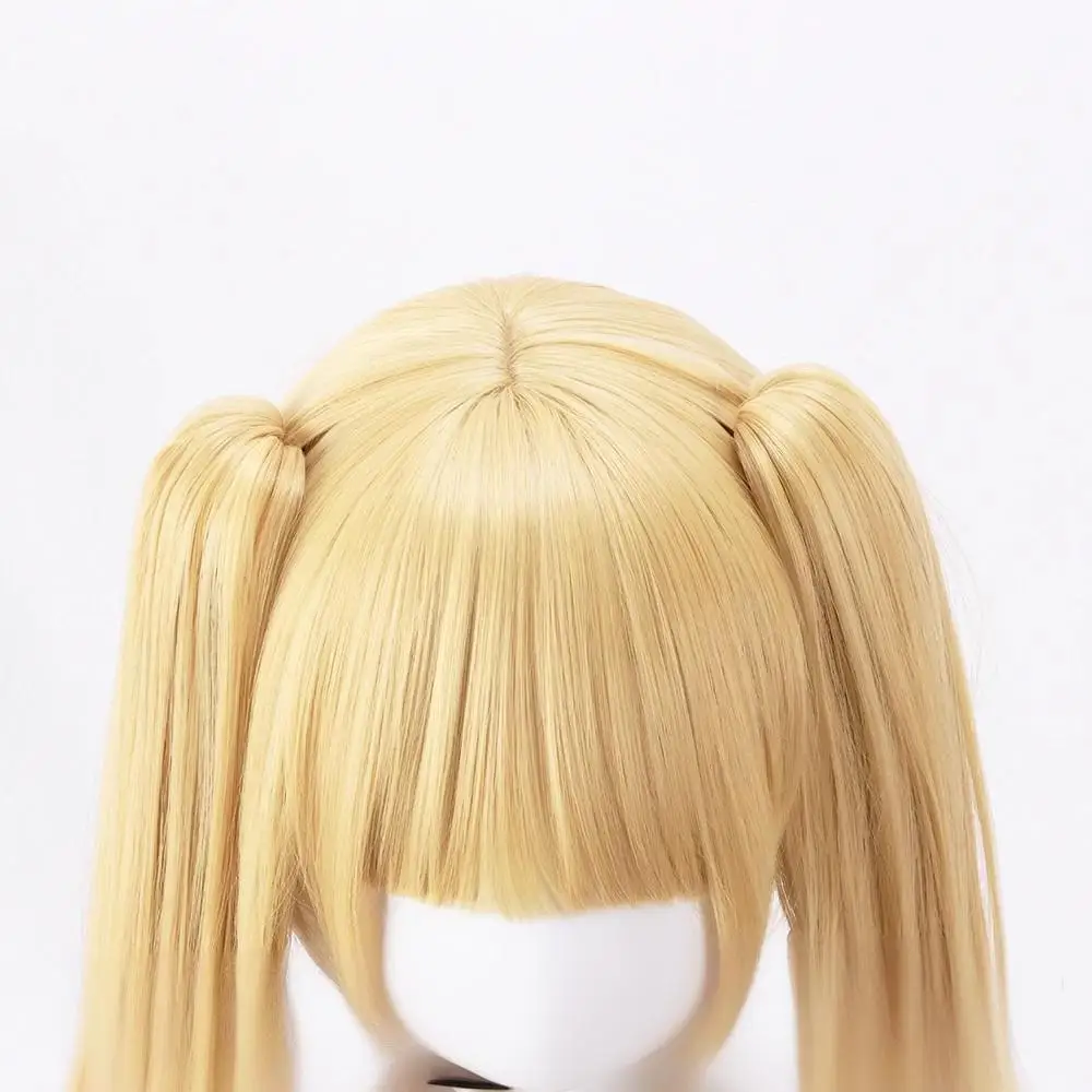 ألياف مقاومة للحرارة باري الباروكات شعر مستعار تأثيري لروزن مايدن شينكو رينر روبين العسل الملونة الرومانية حليقة ذيل مزدوج شعر مستعار تأثيري