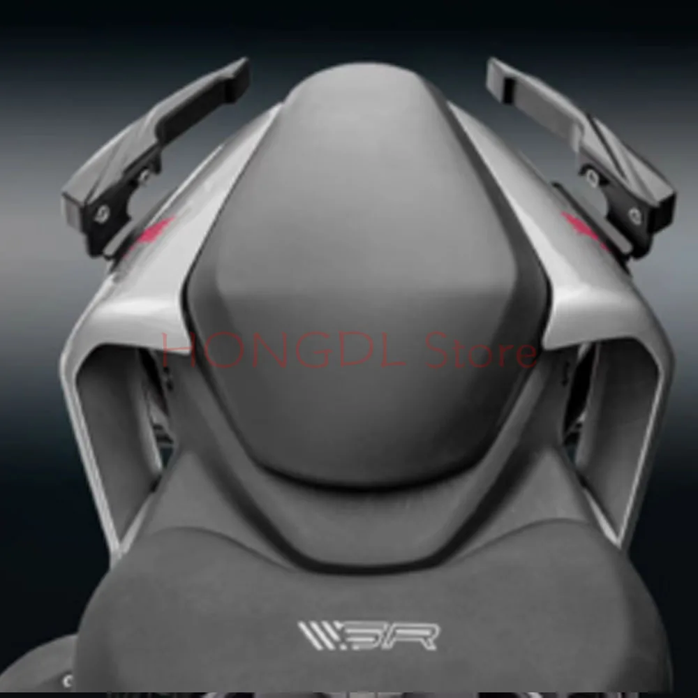 Motorcycle Tail Wing Carbon Steel Handrail Rear Tail Plate Fixed Wing Modification Suita For CF 450SR SR450 450SRS SRS450ble