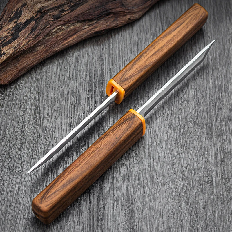 High-end Kitchen Knives Double Knife 2in1 Knife Double Blade Combination Meat Cleaver Peeling Barbecue Fishing Cutting Tools image 5