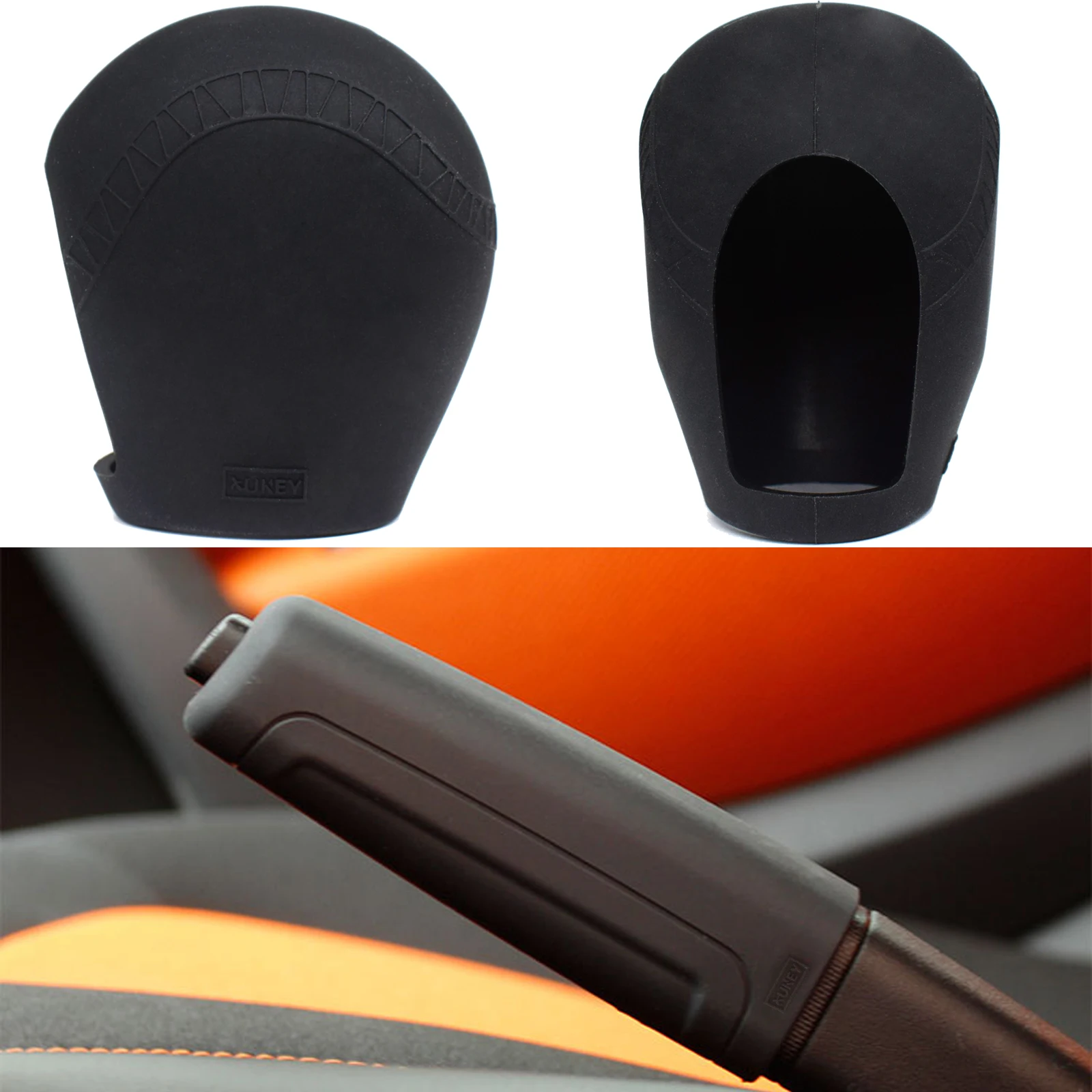 Gear Knob Cover Handbrake Case Protector Silicone Knob Shift For Mercedes Smart Fortwo Forfour 2015 - 2019 Car Interior Decor