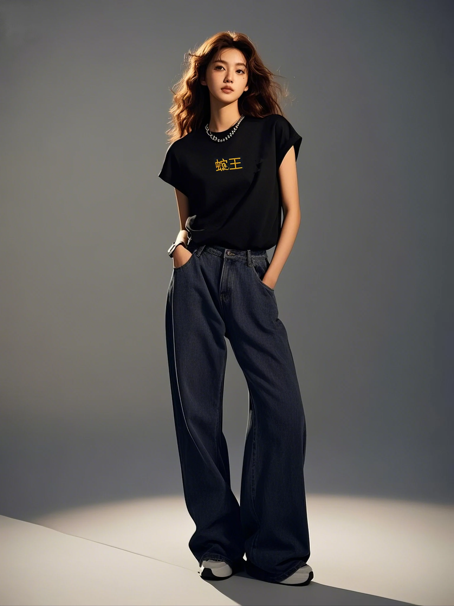 تي شيرت قطني أصلي مثير للاهتمام ثقافة الأفعى الملك الكانتونية