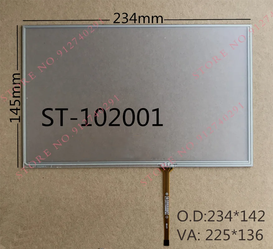 

СТ- 102001 4 Draht Handschrift Touch 10,2 дюйма для AT102TN03 V.8 V.9 сенсорная панель дигитайзера 234*145 мм