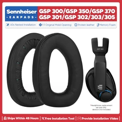 Replacement Ear Pads For EPOS Sennheiser  GSP 300 350 370 301 302 303 305 Headphone Accessories Ear Cushion Memory Foam Cover