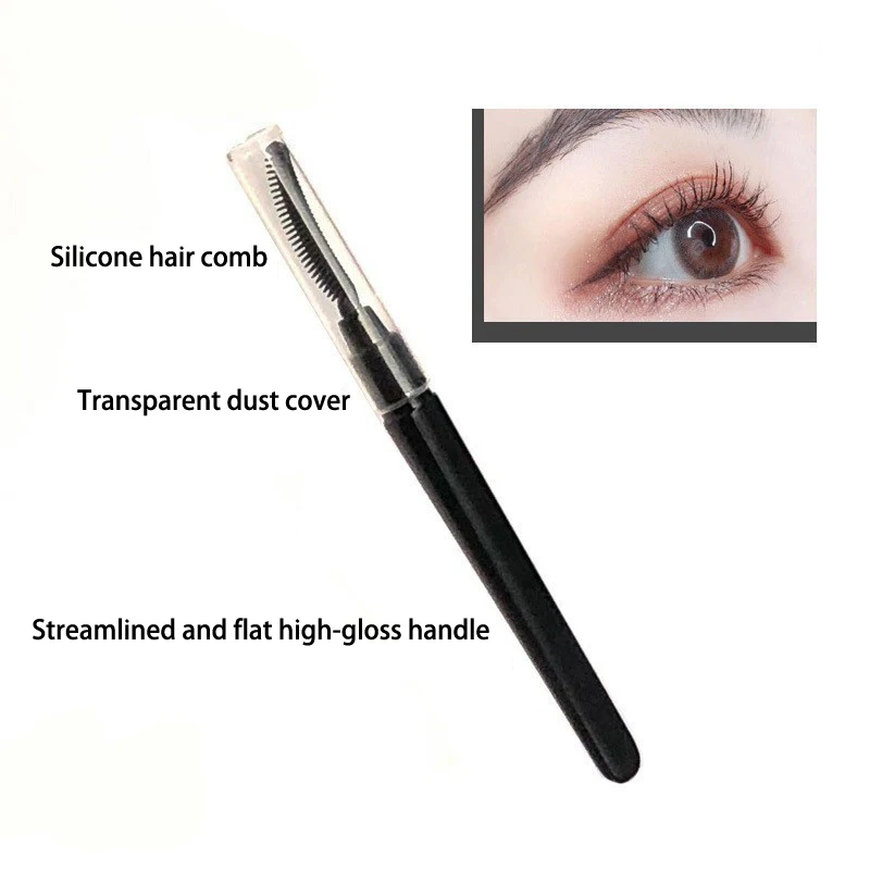 1 Stück wieder verwendbare Lippen Wimpern Pinsel Mascara Stick Wimpern Pinsel Wimpern verlängerung Make-up Werkzeuge mit Deckel Zubehör Werkzeuge