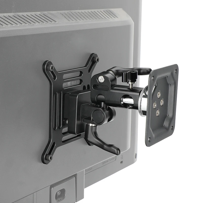 Adjustable VESA Monitor Mount  with Wall Ceiling Mount Plate Quick Release V-Lock for 13 to 32 inch LCD Screens